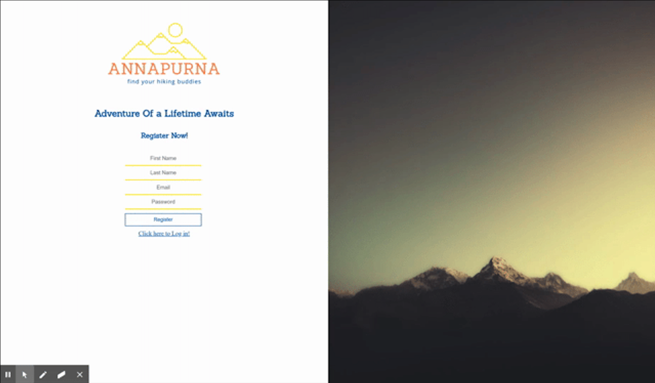 Mock Social Network – Annapurna